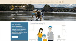 Desktop Screenshot of nzsuperfund.co.nz